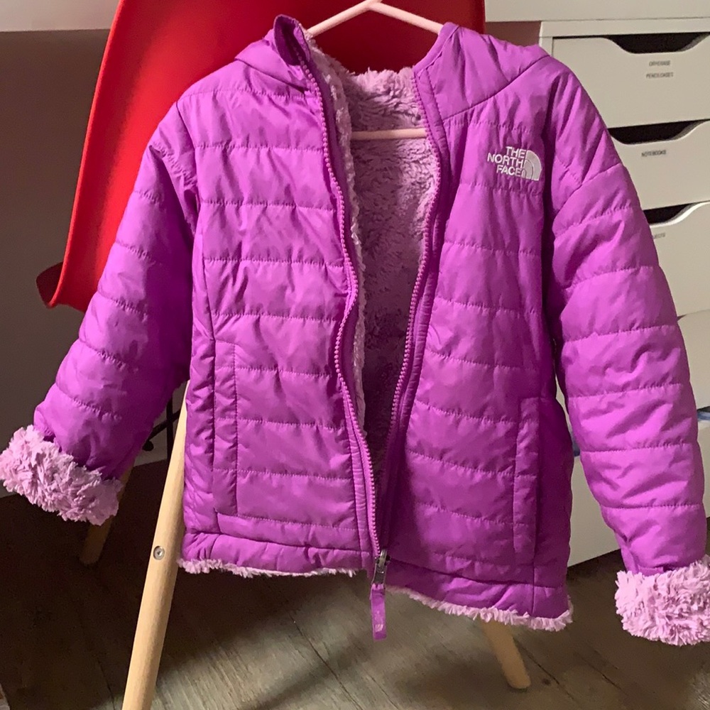 Reversible girls Northface Winter Jacket 4T